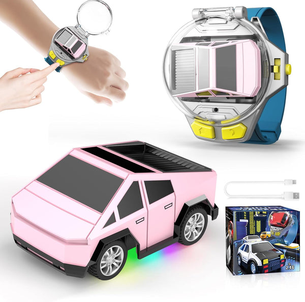 Watch Remote Control Car Toy, 2.4 GHz Mini RC Cars Watch Toy