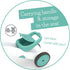 Chillafish Bunzi 2-in-1 Gradual Balance Bike and Tricycle, Large Mint Ride on Toy for 1-3 Years Old