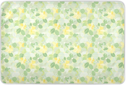 Yoogain Mild and Fresh Flower Lemon Yellow Light Green Changing Pad Covers Soft