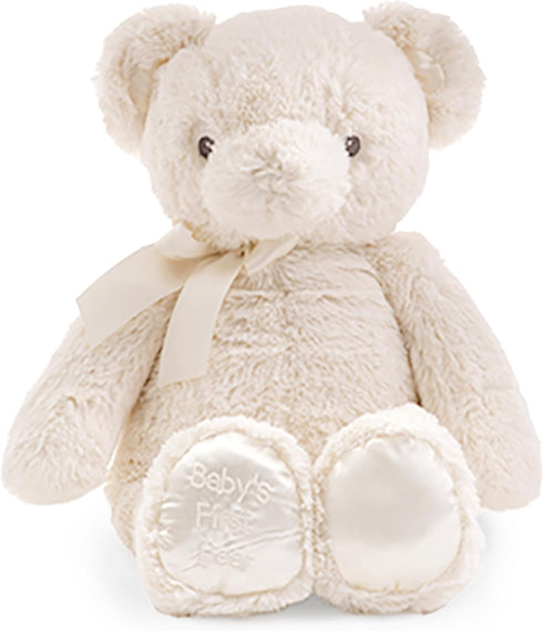 Bearington Baby's First Teddy Bear Plush - Creamy White Stuffed Animal, 12 Inch