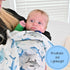 100% 47 47 Inches Cozy LollyBanks Baby Blanket for Boys, Cotton Muslin Swaddle Blankets, x Soft and Breathable