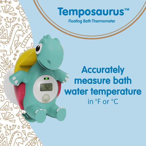 Dr. Brown's Temposaurus Bath Thermometer & Dino-Pour Rinse Cup