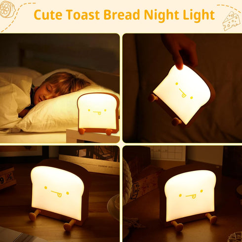 1/3 Dimmable LOVERUIS Cute Night Light for Kids Cat Night Lights Baby Girl Squishy NightLight Hour Timer Kitty Light