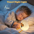 Bubbleimage Dimmable Night Light for Kids, Cute Duck Silicone Nightlight with Timer, Rechargeable Nursery Light, LED