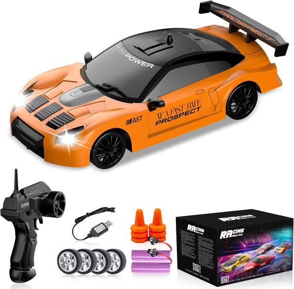 RC Drift Car 1/24 2.4GHz Remote Control Car 4WD High Speed Drifting