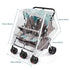 Double Stroller Rain Cover, Waterproof Weather Shield for Side by Side Baby Double Stroller, Twins Stroller Cover
