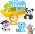 Oriate Bath Toys Set for 1+ Year Old, 5PCS Mold Free Silicone