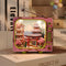 QuesEfflore Under Mount Fuji 3D Wooden Puzzle with LED Lights, DIY Craft Model