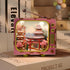 QuesEfflore Under Mount Fuji 3D Wooden Puzzle with LED Lights, DIY Craft Model