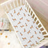CHUROUSY 28x52 Inch Belgian Shepherd Dog Crib Sheets for Boys Girl Belgian Malinois Mattress Cover Cartoon Pet Dog