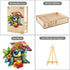 Decor(L-13.4 12.7in 230pcs) Wooden Puzzles for Adults, Beach Turtle Wood Puzzles Adult, Unique Animal Shaped Wooden