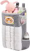 Accmor Hanging Baby Diaper Caddy Organizer, Diaper Stacker for Changing Table, Crib, Playard, Grey