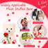 10 Inches Plush Toy, Rose Plush Stuffed Animal Valentine's Day Bear, Heart Rose for Girlfriend, Mother's Day