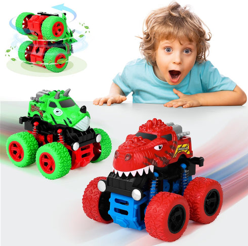Awsogiff Dinosaur Toys for 3 4 5 Year Old Boys, Monster Trucks for