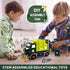 Brixlytoys Set, 3 4 5 6 7 8 Trucks Take Apart Toys with Electric Drill, DIY Electric City Clean Truck Toy Disassembly