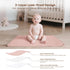 2 Pack 30"x 17", Konssy Waterproof Muslin Cotton Portable Changing Pad Soft & Foldable Baby Changing Mat Travel Pad