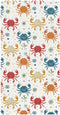miaozhen Cotton Baby Crib Sheets Comfy Breathable Rainbow Playful Crab Colorful Toddler Mattress