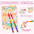24 2-4-8-12 Cinrobiye Coloring Books for Kids With Stacking Crayons Bulk Mini Coloring Books Bulk for Ages Activity