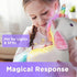 18 24 2 3 4 5 6 7 iPlay, iLearn Plush Magic Unicorn Toy W/Remote Control Fairy Magical Wand, Girl Music Unicorn Stuffed