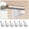 Child Proof Door Lever Locks (6 Pack) - Baby Proofing Door Handle Locks with Adhesives for Toddler Safety