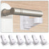 Child Proof Door Lever Locks (6 Pack) - Baby Proofing Door Handle Locks with Adhesives for Toddler Safety