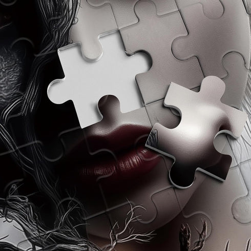 BBOLDIN 1000 Magic Women Heart Puzzles for Adults Pieces, Fantasy Puzzle Tree of Life Key Demon Angel Jigsaw Puzzles