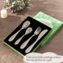 EIUBUIE Kids Silverware Set, 18/10 Stainless Steel Toddler Utensils, Safe Reusable Cutlery Flatware, 4 Piece Mirror