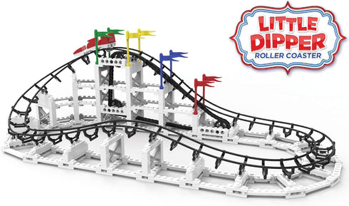 Little Dipper - 324 Pcs Building Brick Set, Gravity Powered Roller Coaster Model for STEM Learning