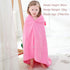 MICHLEY Unisex Baby Animal Hooded Bath Towel, Soft Cotton Washcloth for 0-6T, Pink