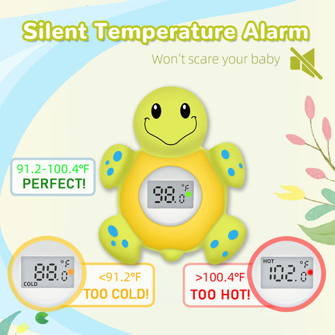 Baby Bath Thermometer Floating Toy, Safety Tub Temperature Water Thermometer for Newborn, Baby Shower Gifts