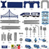 Sets 66 3 4 5 6 7 8 Wdmiya Train for Toddlers, Pcs Trains Toy with Battery Operated & Tracks (Magnetic Connection)