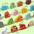 BESTAMTOY 52 3-5, Pieces Matching Game, Wooden Alphabet Animal Puzzles for Toddlers, ABC Peg Puzzles for Kids Ages