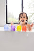 Set 4 Ubbi Translucent Interchangeable Bath Toys for Baby and Toddler, Colorful Mix and Match Baby Bathtub Toys