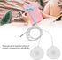 Prenatal Belly Headphone, Baby Heartbeat Monitor Pregnancy Prenatal Belly Speakers Music Splitter 12 Sticker Prenatal Belly Headphone Pregnancy Headphone for Women Mother White
