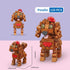 Vilbocr Blocks3D Micro Mini Blocks DogCute Animal Building BlocksPet Micro Mini Building Puzzle Collection Animal Model