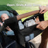 haakaa Universal Stroller Organizer - Black, Single Cup Holder, Stroller Caddy Accessories with Shoulder Strap & Extra
