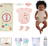 20 Inch 3+ BABESIDE Black Baby Dolls, Realistic Cute Soft Body Baby Doll Real Life Baby Dolls with Accessories for Year