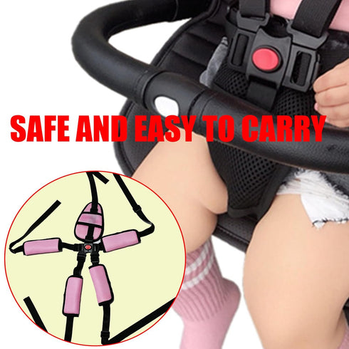 Dakexiong 5 Universal Point Harness Baby Chest Harness for High Chair/Stroller, Harness Belt with Baby Shoulder Strap