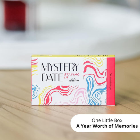 Mystery Date - 52 Scratch Off Card Home Date Night Activities, Conversation Starters for Couples