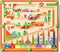 zhiwuzhu Magnetic Color and Number Maze for Montessori Toys,Wooden Matching Learning Counting