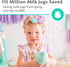 8oz Pack 2 Re-Play of Transition Sippy Cups for Baby Toddler, Medical Grade Silicone Soft Spout & Travel Lid, Easy