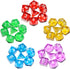 DND Dice 5×7 Sets - 35 Pieces Transparent Rainbow Polyhedral Dice for RPG MTG Table Game