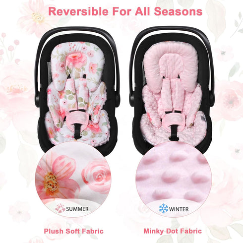 Pink Infant Support Cushion - Car Seat & Stroller Insert