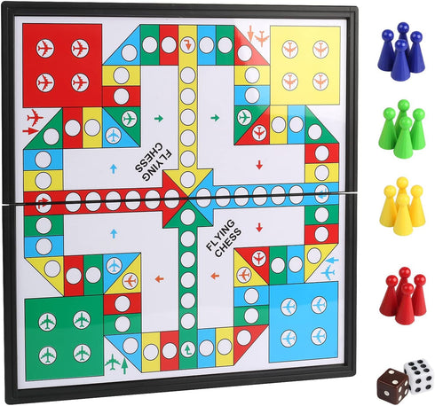 Andux Foldable Magnetic Flying Chess, Portable Board Game Set CXYXQ-03 (M)