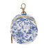 YETTASBIN Blue Flower Portable Pacifier Holder Case with Metal Hook Buckle & Zipper