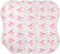 Burbuja Pink Bow Muslin Baby Burp Cloths, Soft & Absorbent Cotton Burping Rags