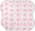 Burbuja Pink Bow Muslin Baby Burp Cloths, Soft & Absorbent Cotton Burping Rags