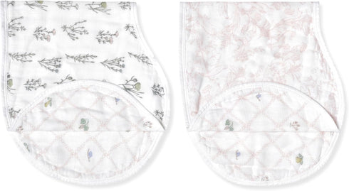 aden + anais Silky Soft Bamboo Viscose Burpy Bib Multi-Use, Absorbent 4-Layer