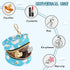 Ducks Round Pacifier Storage Case with Zipper, Portable Pacifier Case for Travel, Diaper Bag & Purse, Pacifier