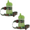 SippyPal Sippy Cup Holder Strap Leash Tether (Green Camo 2-Pack)